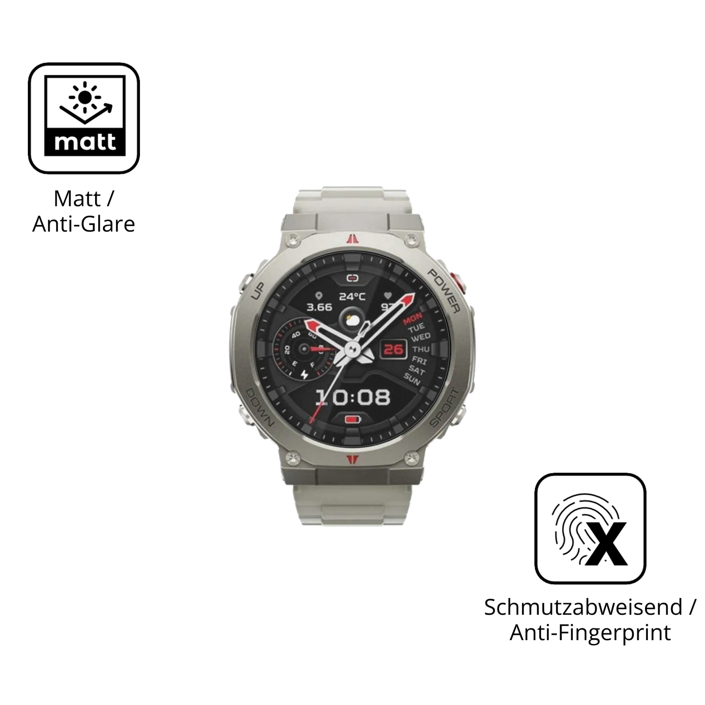 9H Hartbeschichtete, flexible Folie passend zugeschnitten für Xiaomi Black Shark GS3 Ultra