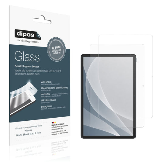 2x Screen Protector for Xiaomi Black Shark Pad 7 Pro matte Flexible Glass 9H 