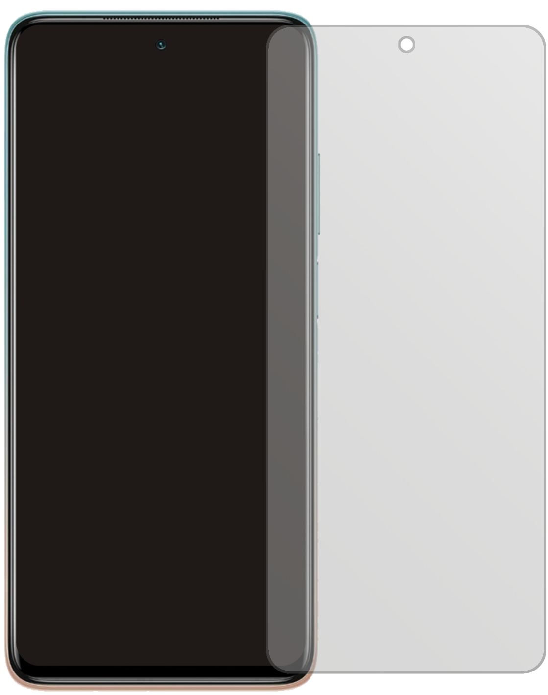 2x Screen Protector for Xiaomi Mi 10i Protection Anti Glare dipos