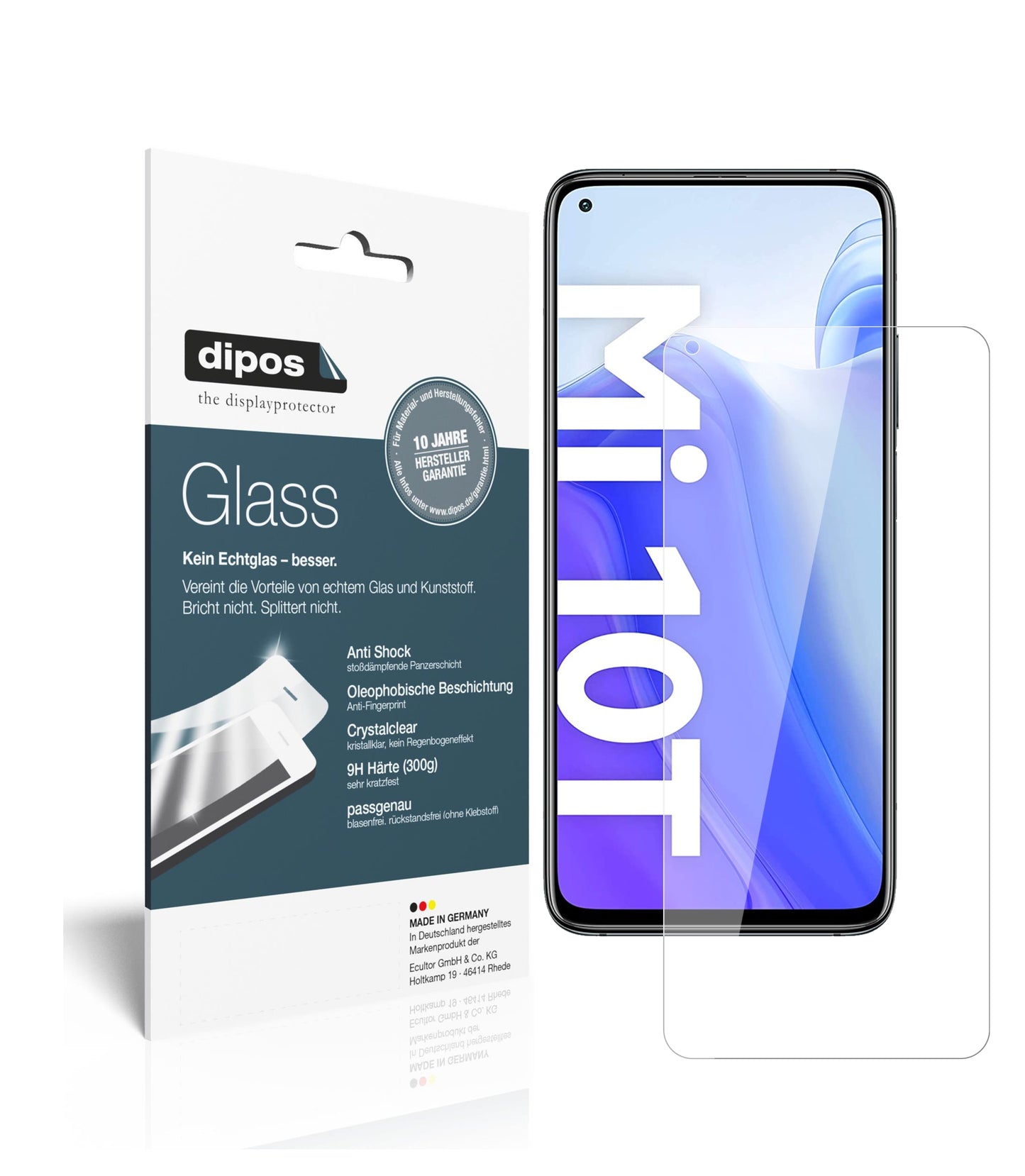 Perfekte Passform und ultimative Qualität: Unser 9H Panzerglas bietet Schutz für Xiaomi-Mi 10T