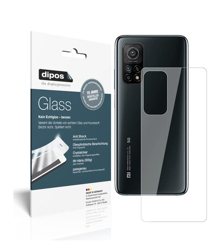 Perfekte Passform und ultimative Qualität: Unser 9H Panzerglas bietet Schutz für Xiaomi-Mi 10T Pro Rückseite