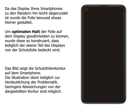Privatsphäre-Schutz durch Sichtschutz-Folie passend zugeschnitten für Xiaomi Mi 11 Pro