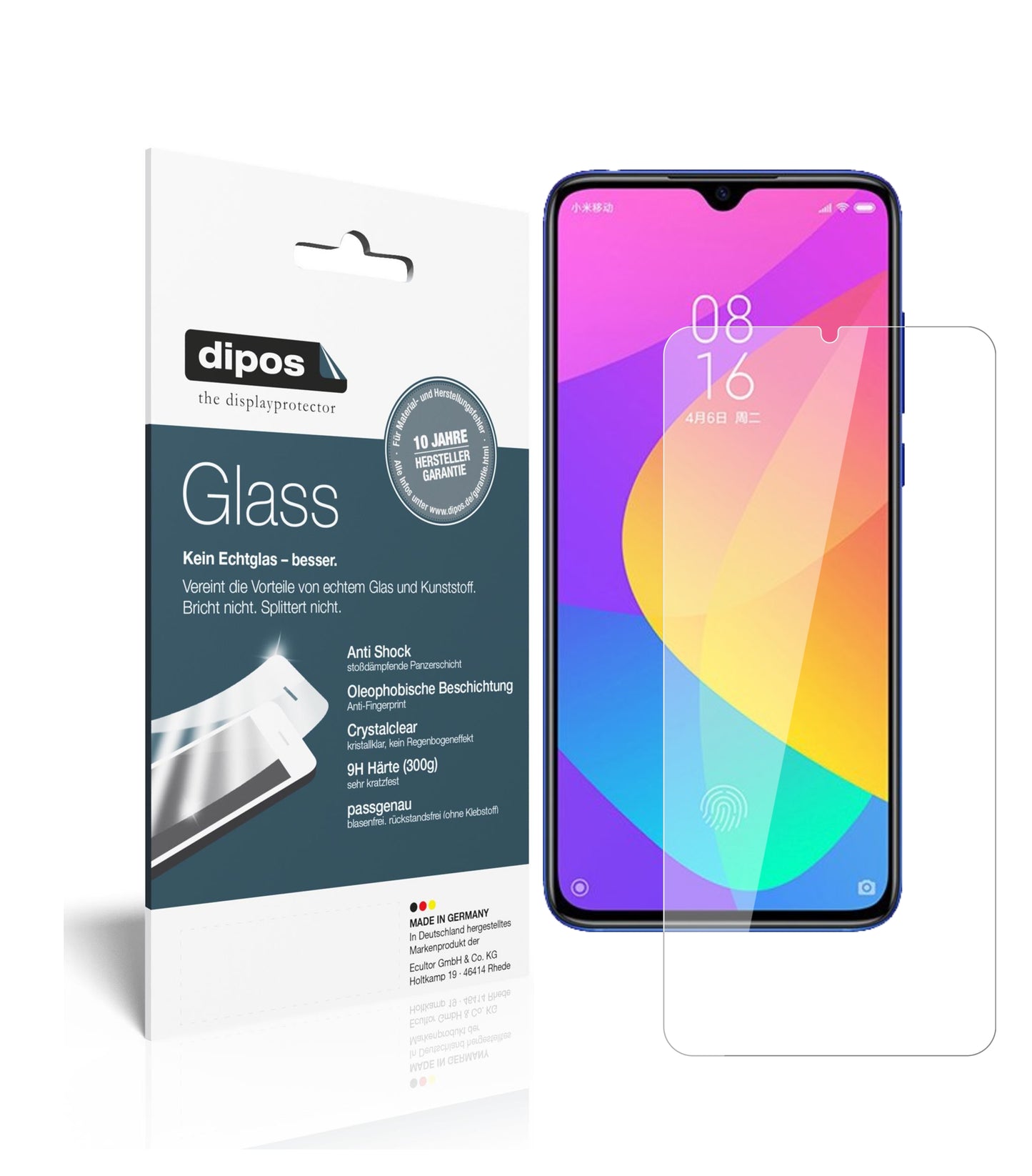 Perfekte Passform und ultimative Qualität: Unser 9H Panzerglas bietet Schutz für Xiaomi-Mi 9 Lite