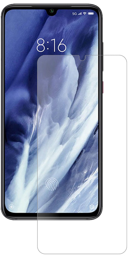 XiaomiMi 9 Pro 5G mit aufgebrachter dipos Panzerfolie, die lästige Fingerabdrücke minimiert