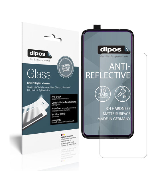 Matte Displayschutzfolie von dipos passend für Xiaomi Mi 9T Pro, 9H kratzfest und blasenfrei montiert