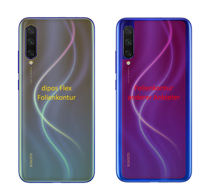 3x Screen Protector for Xiaomi Mi A3 back Protective Film covers 100% dipos Flex