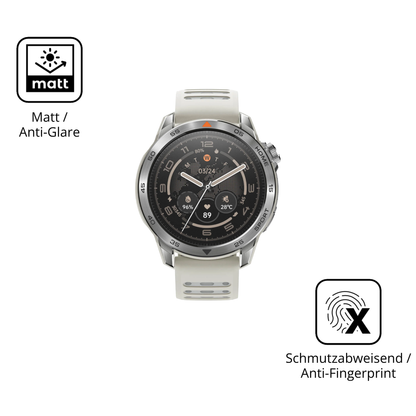 9H Hartbeschichtete, flexible Folie passend zugeschnitten für Xiaomi Mibro GS Pro 2