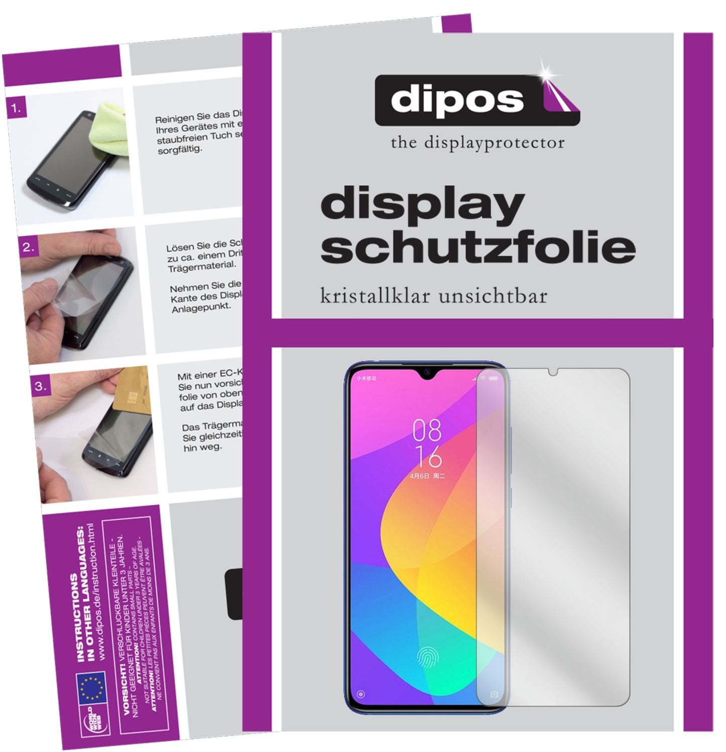 dipos 5x Clear Screen Protector for Xiaomi Mi 9 Lite