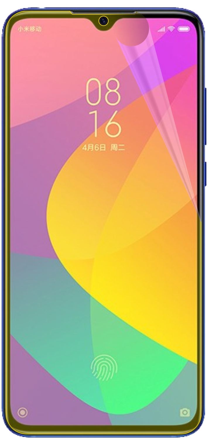 3x Screen Protector for Xiaomi Mi 9 Lite Protective Film covers 100% dipos Flex