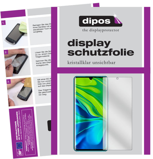 2x Screen Protector for Xiaomi Mi Note 10 Pro Protection Crystal Clear dipos