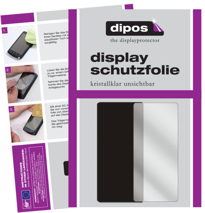 Klare Displayschutzfolie von dipos passend für Xiaomi Mi MIX 4, präziser Zuschnitt und blasenfrei montiert