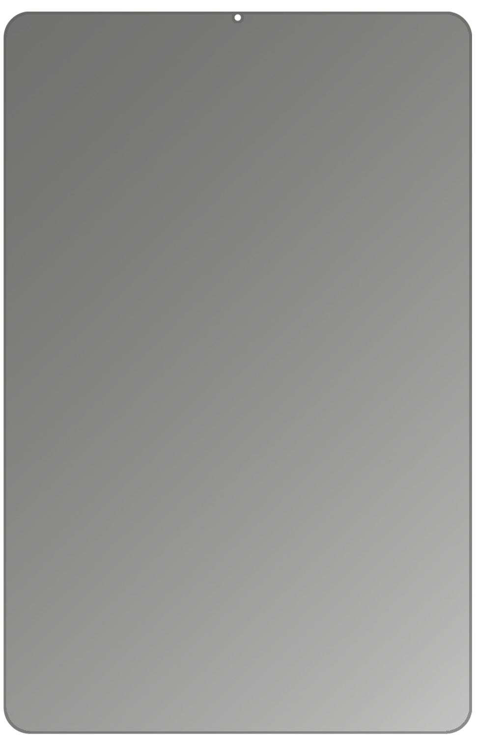 dipos Displayschutz für Xiaomi Mi Pad 5, mattierte Oberfläche, Blickschutzfilter und perfekter Passform