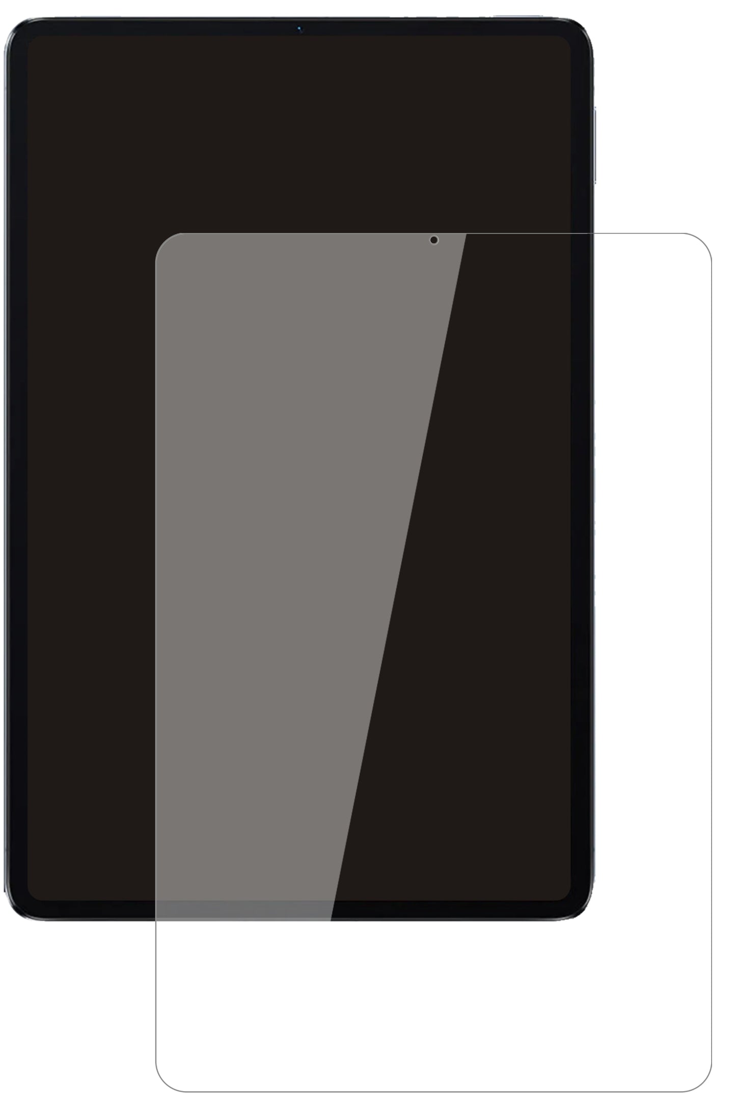 XiaomiMi Pad 5 mit aufgebrachter dipos Flex Schutzfolie, glasklare Darstellung ohne Einschränkungen