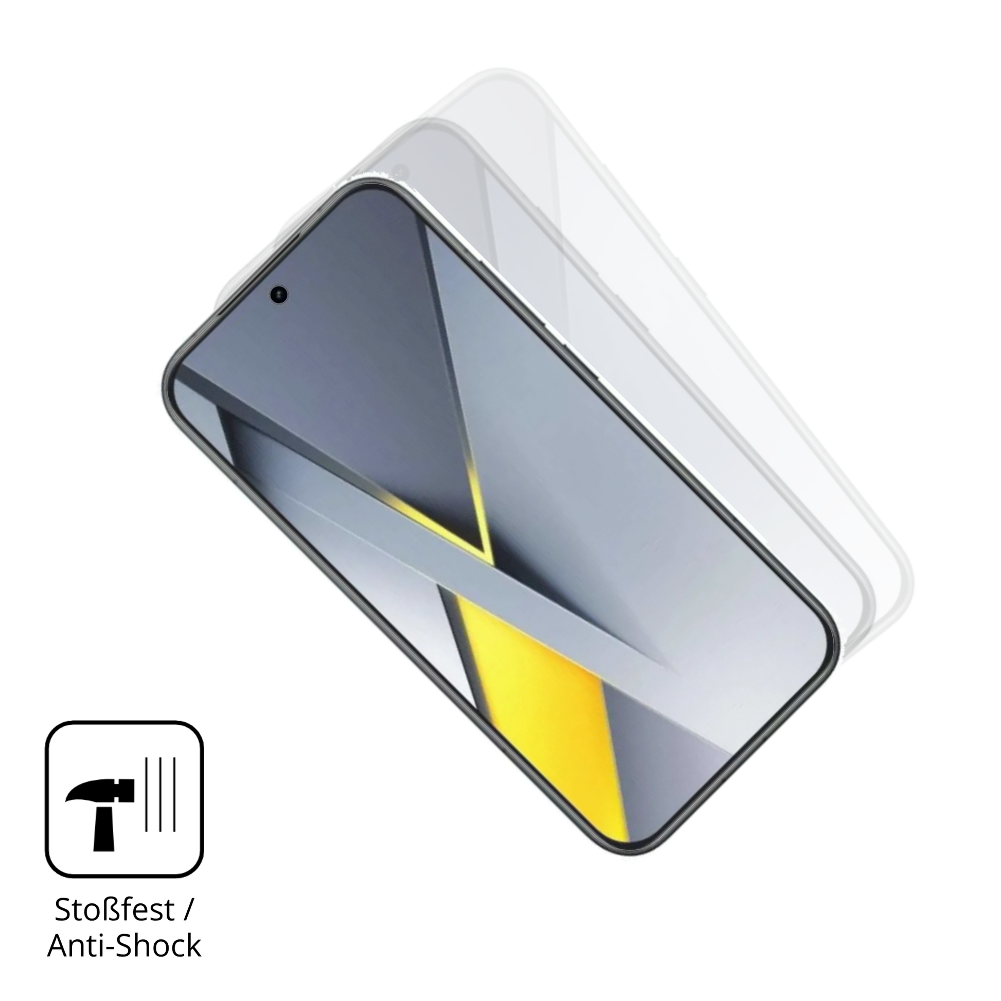 Schutz gegen Kratzer auf dem Xiaomi Poco F8 Ultra Glas durch Schlüssel, Stöße gegen die Tischkante oder Stürze