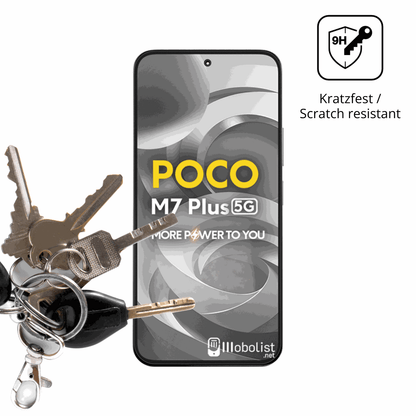 dipos Displayschutz für Xiaomi Poco M7 Plus 5G, mattierte Oberfläche, robuste Festigkeit und perfekte Passform