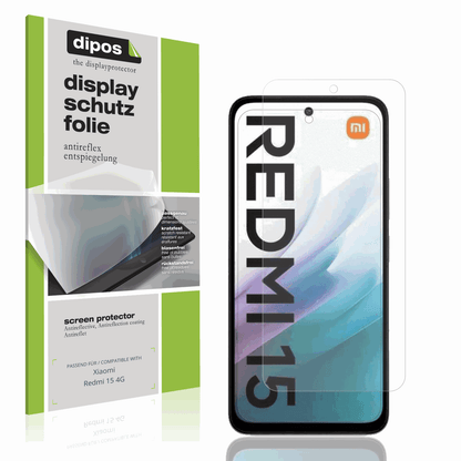 4x Screen Protector for Xiaomi Redmi 15 4G Protection Anti Glare dipos