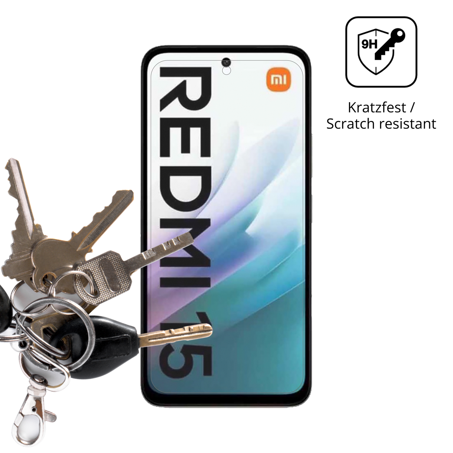 2x 9H Schutzfolie matt für Xiaomi Redmi 15 4G Panzerfolie