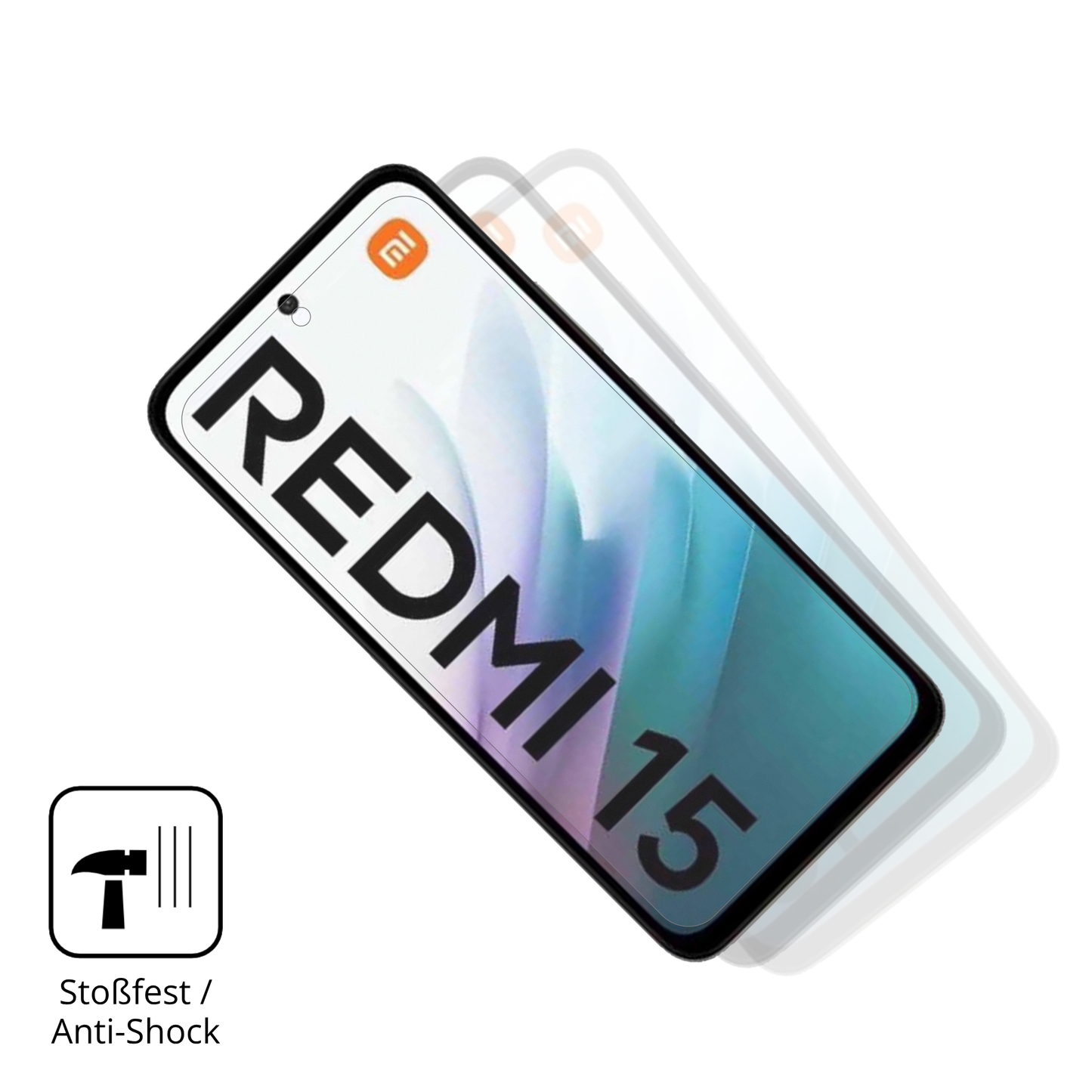 2x 9H Schutzfolie matt für Xiaomi Redmi 15 4G Panzerfolie