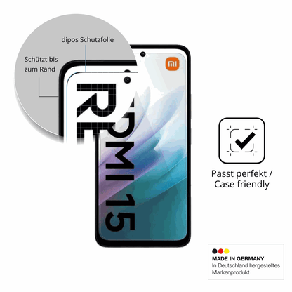 2x 9H Schutzfolie für Xiaomi Redmi 15 4G Panzerfolie