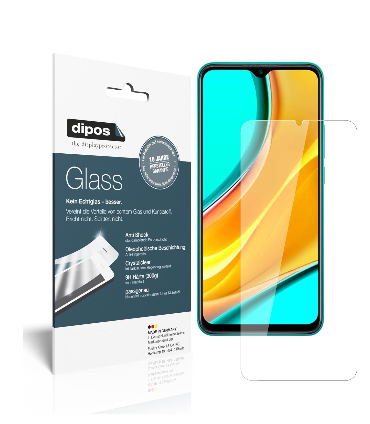 Perfekte Passform und ultimative Qualität: Unser 9H Panzerglas bietet Schutz für Xiaomi-Redmi 9