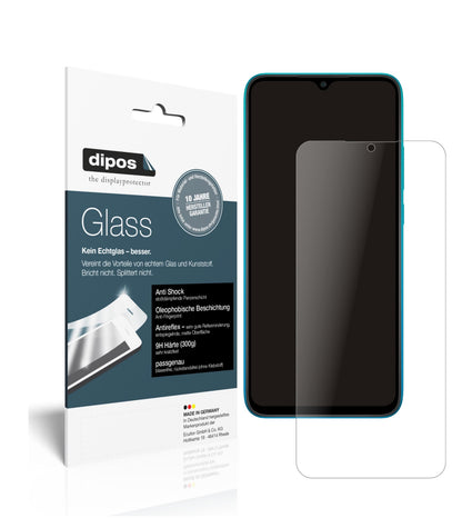 Matte Displayschutzfolie von dipos passend für Xiaomi Redmi 9i Sport, 9H kratzfest und blasenfrei montiert