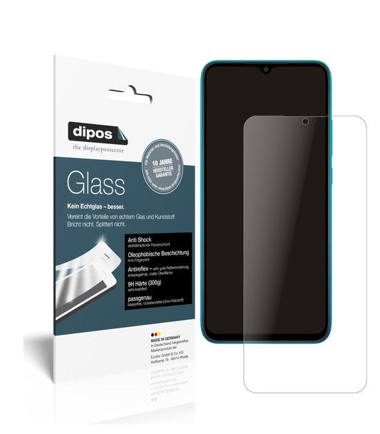 Matte Displayschutzfolie von dipos passend für Xiaomi Redmi 9i Sport, 9H kratzfest und blasenfrei montiert