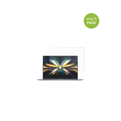 XiaomiRedmiBook Pro 14 2025 mit aufgebrachter dipos Displayschutzfolie, die lästige Fingerabdrücke minimiert