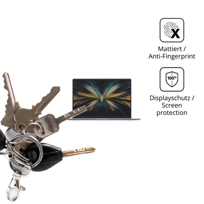 dipos Displayschutz für Xiaomi RedmiBook Pro 14 2025, mattierte Oberfläche, Blickschutzfilter und perfekter Passform