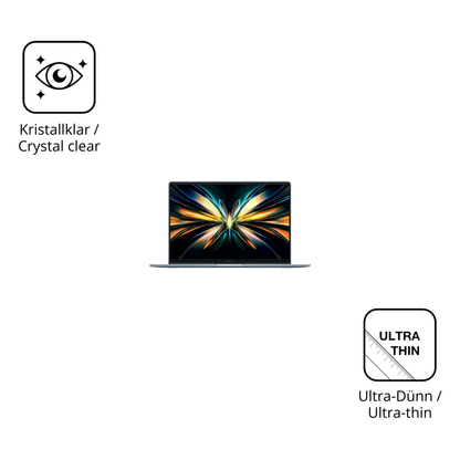 Dünne und klare Folie passend zugeschnitten für Xiaomi RedmiBook Pro 14 2025