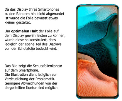 Schutzfolie mit optimaler Passform, zur Verwendung mit Hüllen geeignet