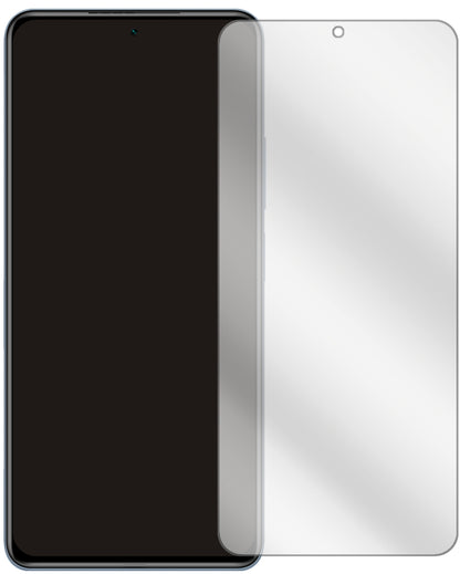 XiaomiRedmi K40 Pro Plus mit aufgebrachter dipos Displayschutzfolie, glasklare Darstellung ohne Einschränkungen