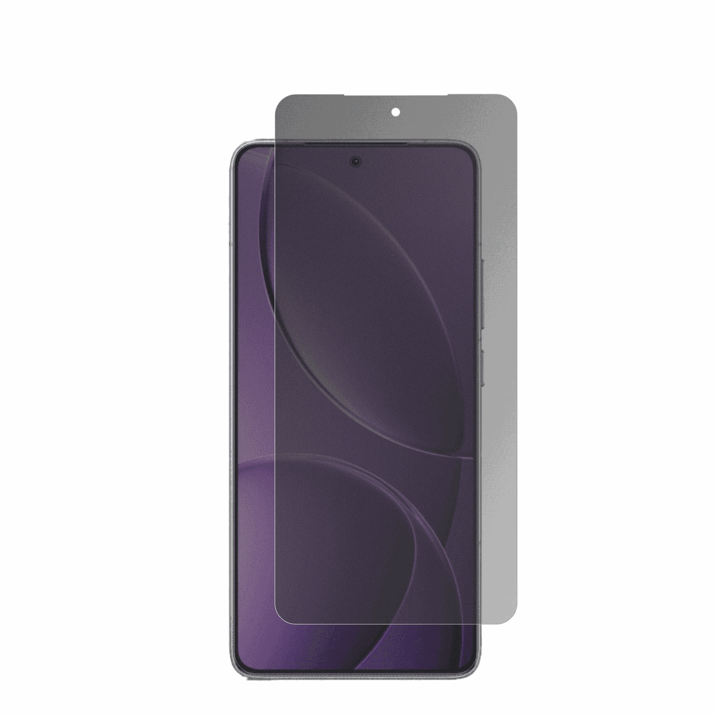 XiaomiRedmi K80 mit aufgebrachtem dipos Displayschutz, der seitliche Einblicke blockiert