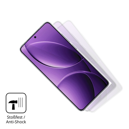 Schutz gegen Kratzer auf dem Xiaomi Redmi K80 Glas durch Schlüssel, Stöße gegen die Tischkante oder Stürze