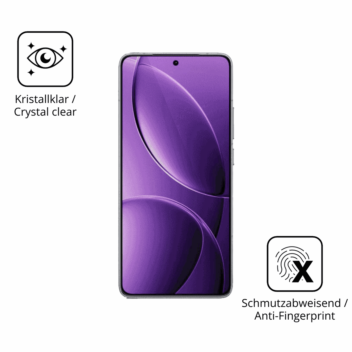Flexible TPU-Folie passend zugeschnitten für Xiaomi Redmi K80, vollständige Abdeckung