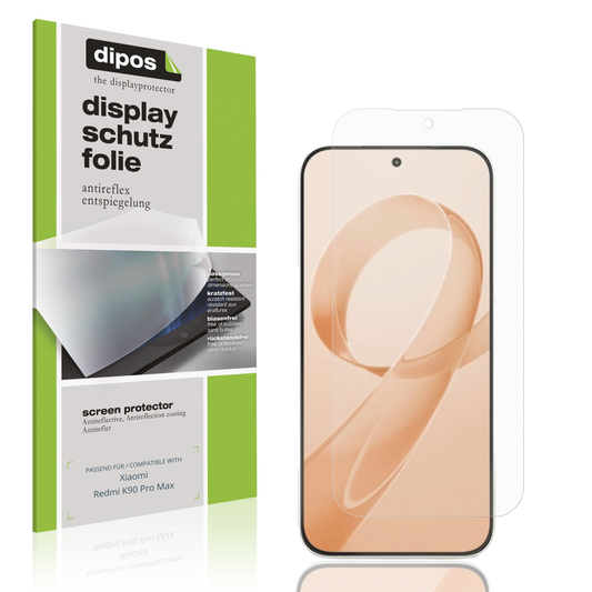 Matte Displayschutzfolie von dipos passend für xiaomiredmi k90 pro max, präziser Zuschnitt und blasenfrei montiert