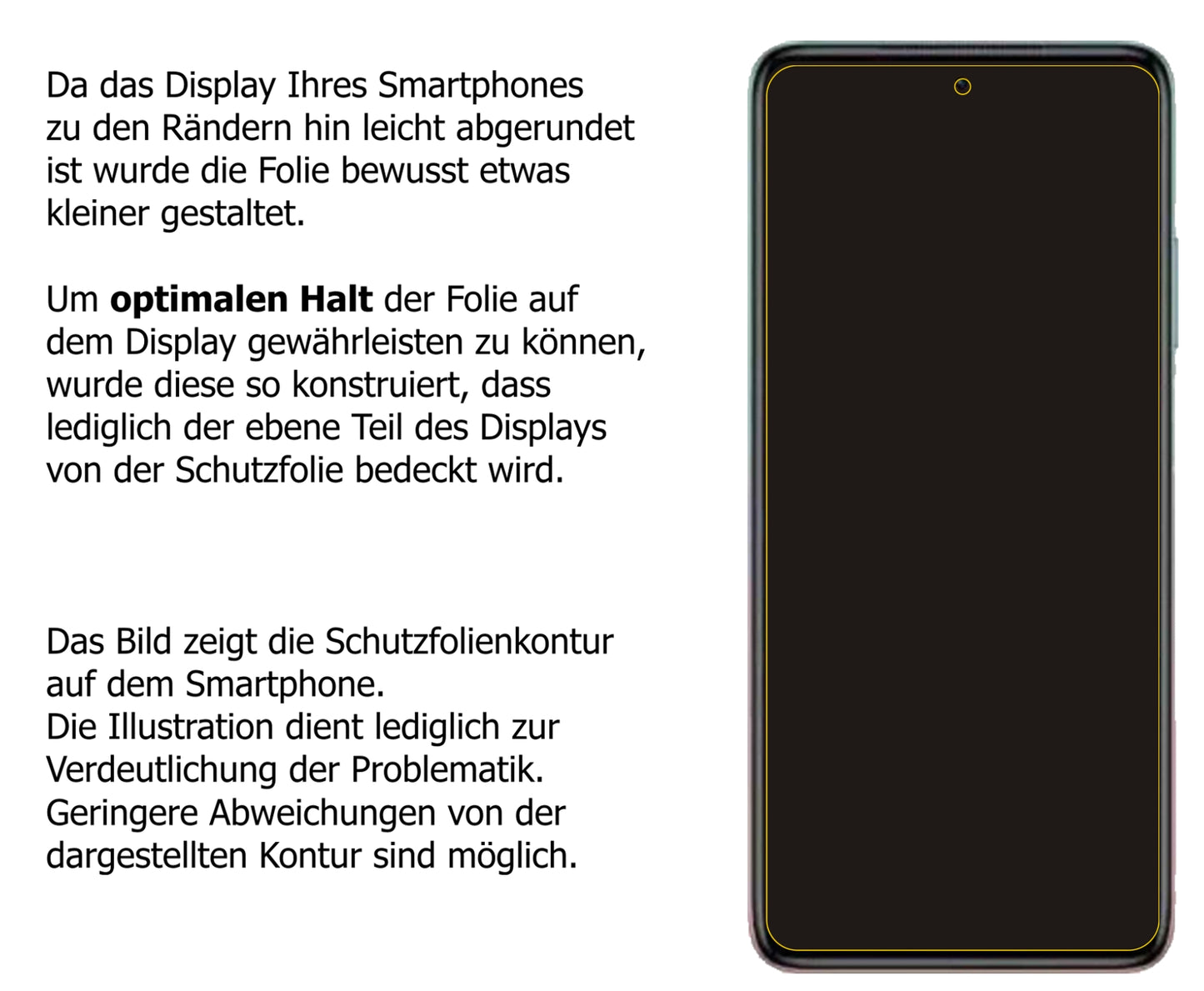 Dünne und klare Folie passend zugeschnitten für Xiaomi Redmi Note 11T
