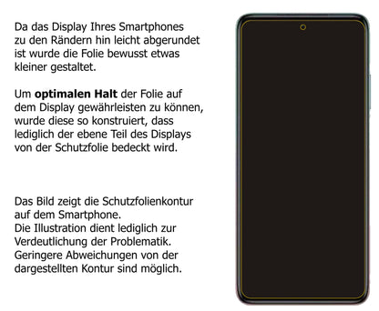 Dünne und klare Folie passend zugeschnitten für Xiaomi Redmi Note 11T
