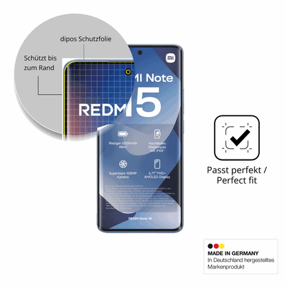 Besonders flexibler Displayschutz mit Anti-Shock-Schicht im Materialmix