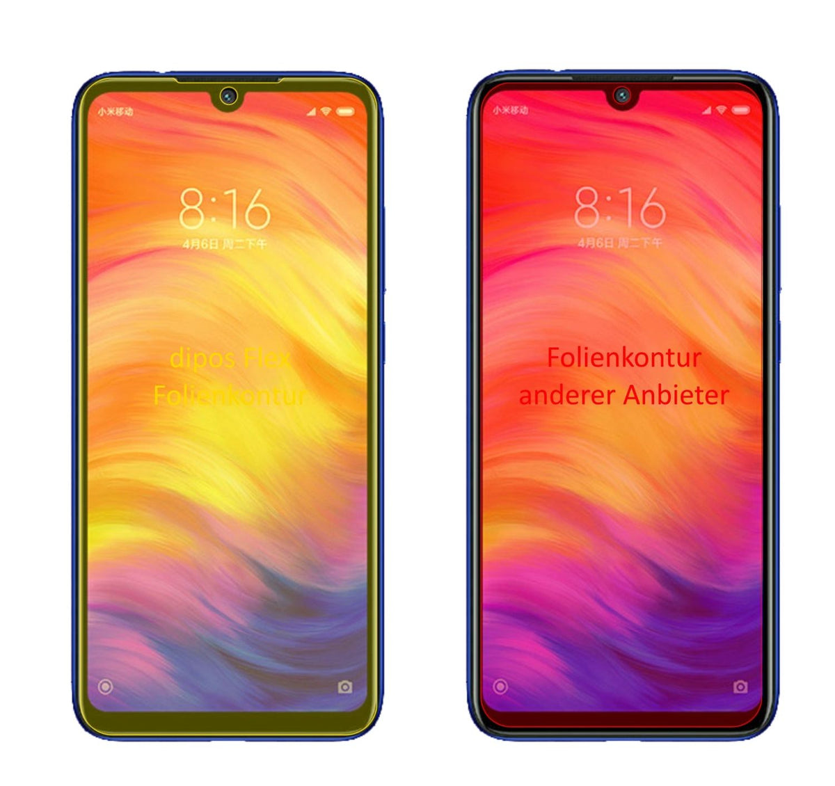 dipos FLEX 2x Clear Screen Protector for Xiaomi Redmi Note 7S
