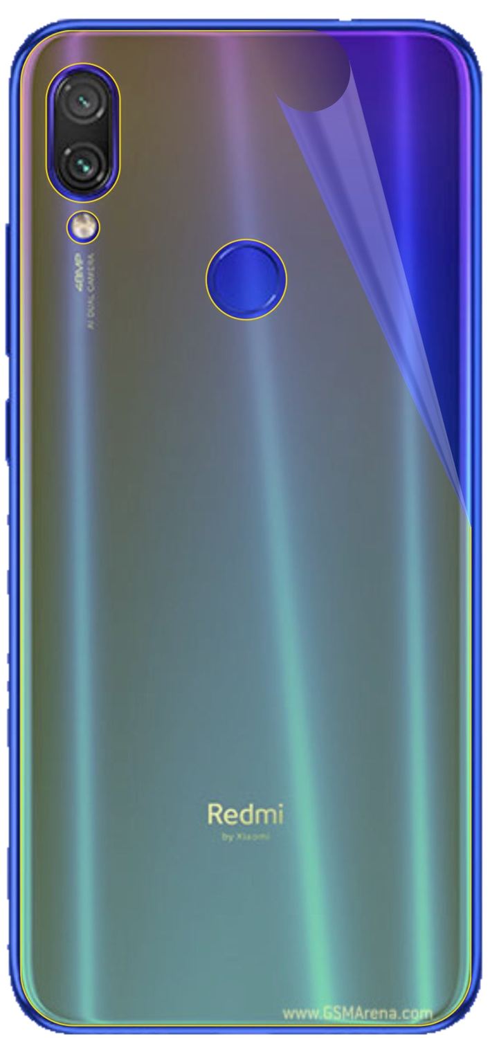 dipos FLEX 2x Clear Screen Protector for Xiaomi Redmi Note 7S Rückseite