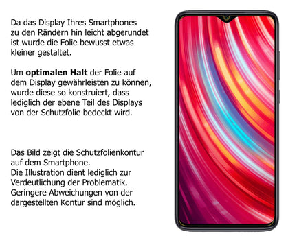 dipos Privacy Screen Protector for Xiaomi Redmi Note 8
