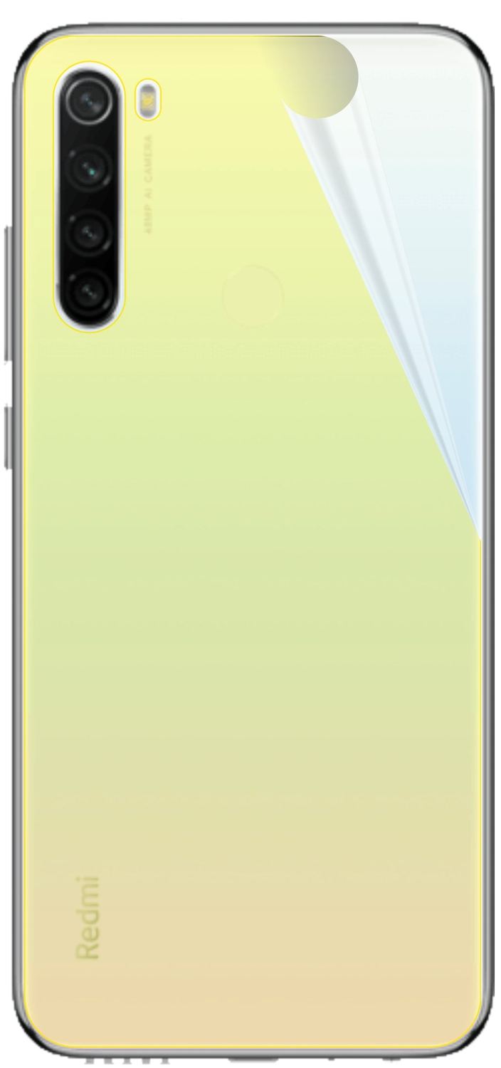 2x Screen Protector Xiaomi Redmi Note 8T back Protective Film covers 100% dipos