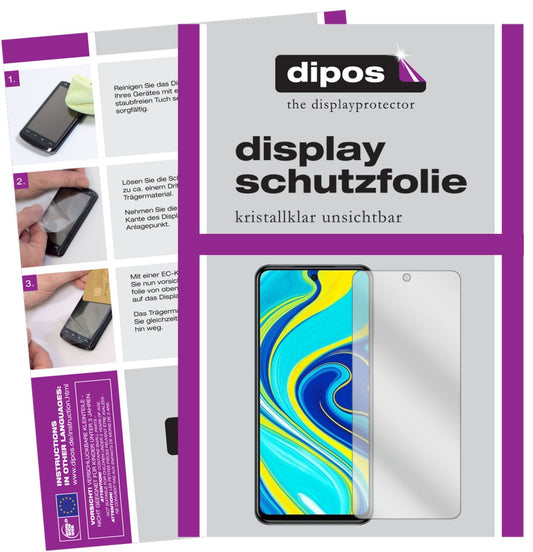 3+3x Screen Protector for Xiaomi Redmi Note 9S Protection Crystal Clear dipos