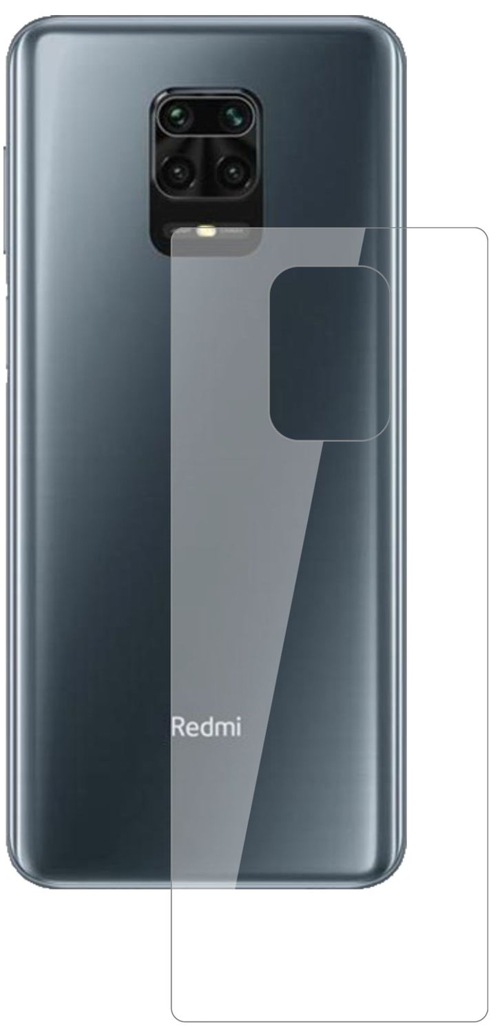 9H Clear Back Protector for Xiaomi Redmi Note 9 Pro Max – Shatterproof, Crystal Clear