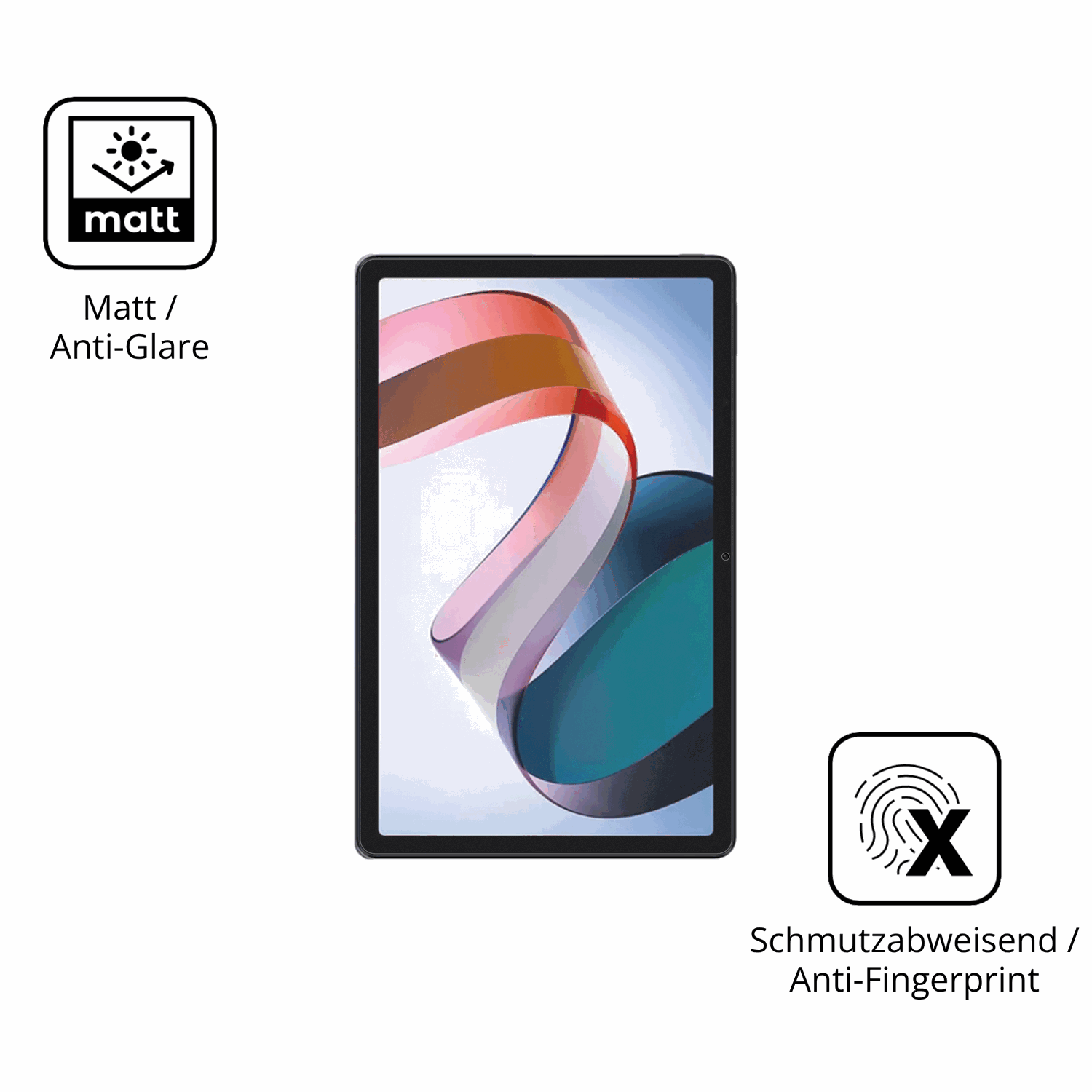 9H Hartbeschichtete, flexible Folie passend zugeschnitten für XIAOMI Redmi Pad 10.61 Zoll