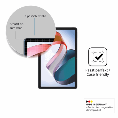 Schutzglasfolie mit optimaler Passform, zur Verwendung mit Hüllen geeignet