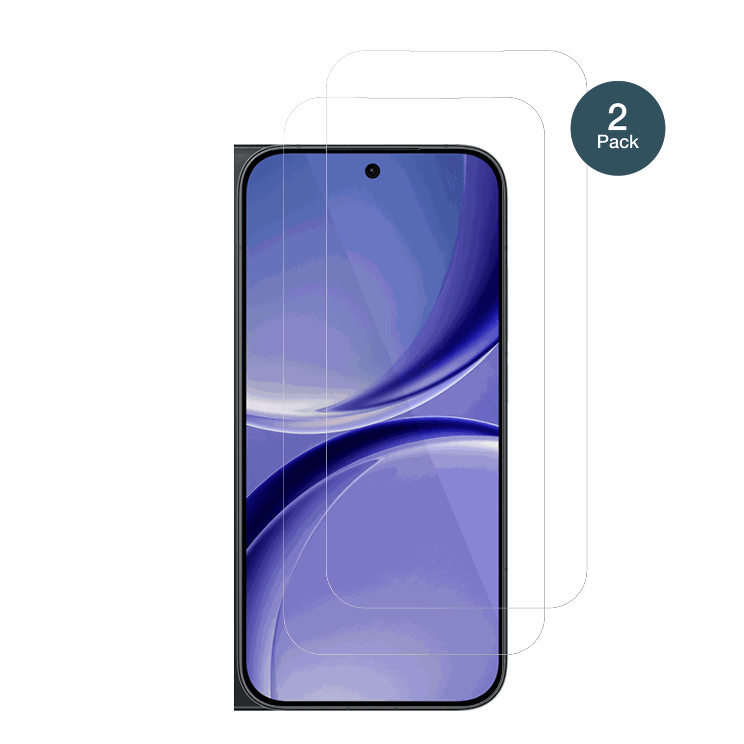 XiaomiRedmi Turbo 5 mit aufgebrachter dipos Flex Schutzfolie, glasklare Darstellung ohne Einschränkungen