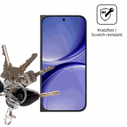dipos Displayschutz für Xiaomi Redmi Turbo 5, transparente Oberfläche, perfekte Passform auch für die Rundungen