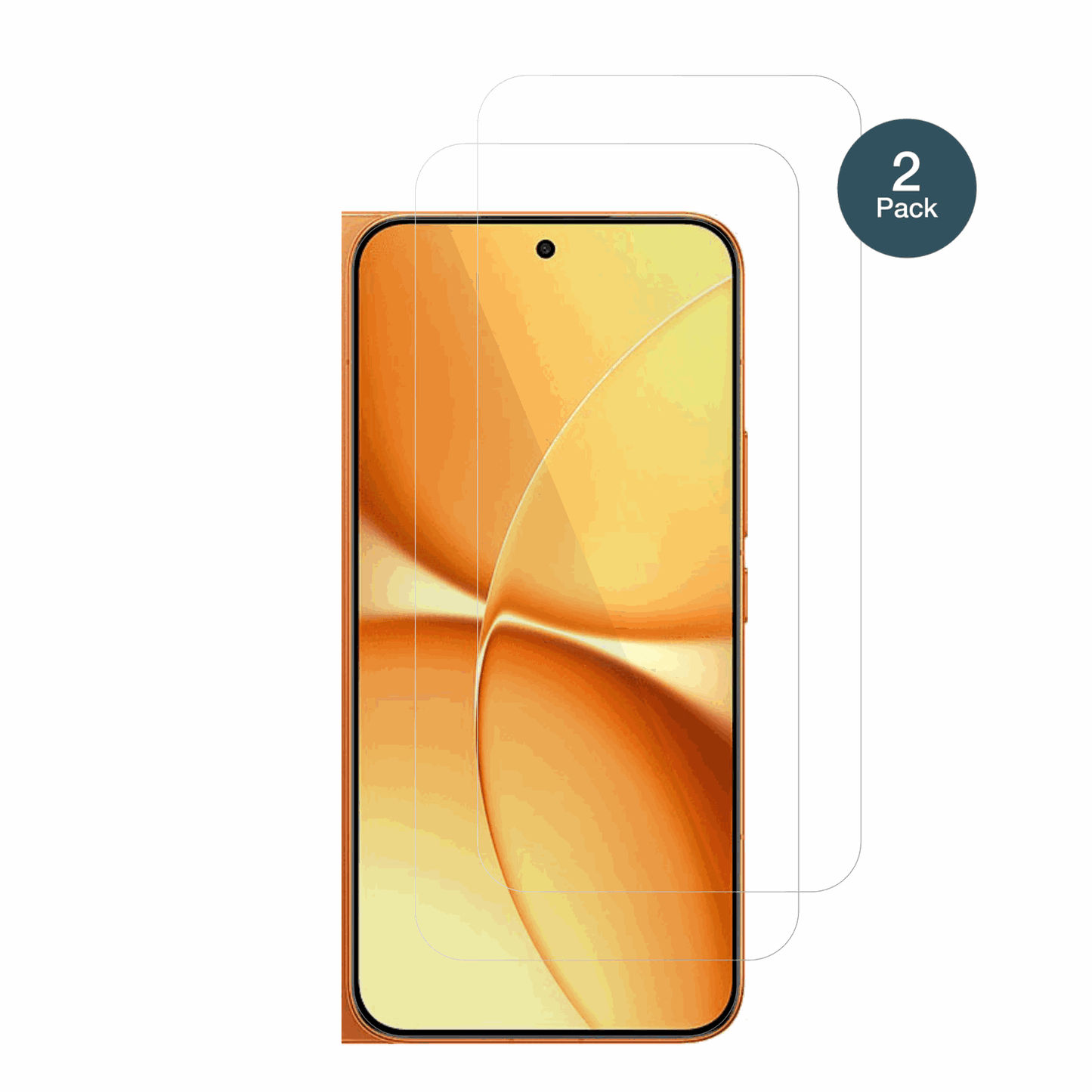 XiaomiRedmi Turbo 5 Max mit aufgebrachter dipos Flex Schutzfolie, glasklare Darstellung ohne Einschränkungen