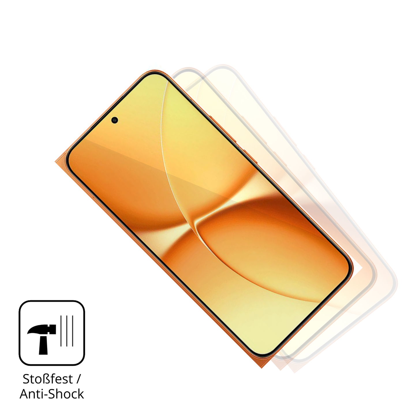 Schutz gegen Kratzer auf dem Xiaomi Redmi Turbo 5 Max Glas durch Schlüssel, Stöße gegen die Tischkante oder Stürze